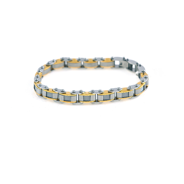 Εικόνα της STAINLESS STEEL BRACELET GOLD-SILVER