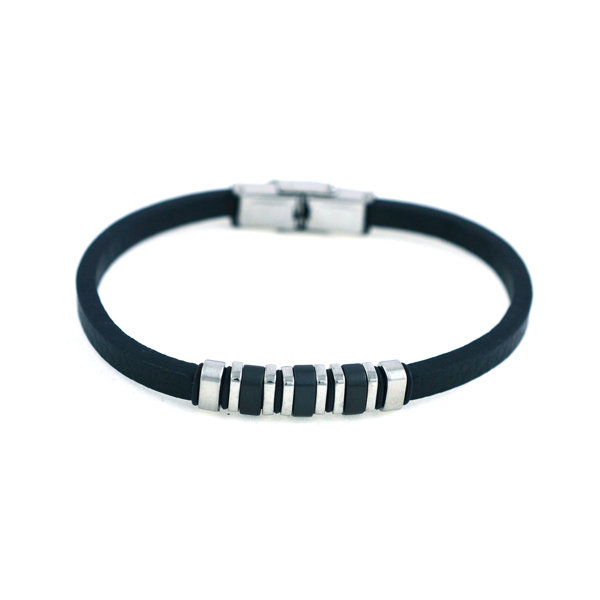 Εικόνα της STEEL BRACELET BLACK