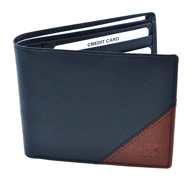 Εικόνα της VISETTI WALLET BROWN-BLUE