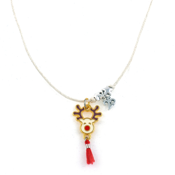 Εικόνα της REINDEER NECKLACE WHITE