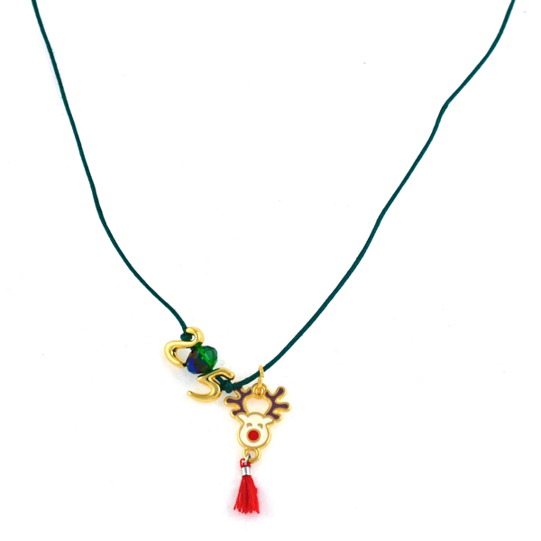 Εικόνα της REINDEER NECKLACE GREEN