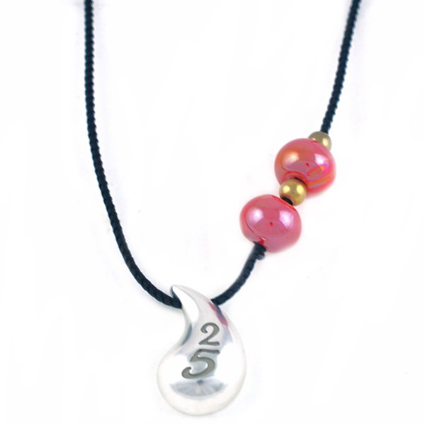 Εικόνα της CHRISTMAS DROP NECKLACE IN PINK