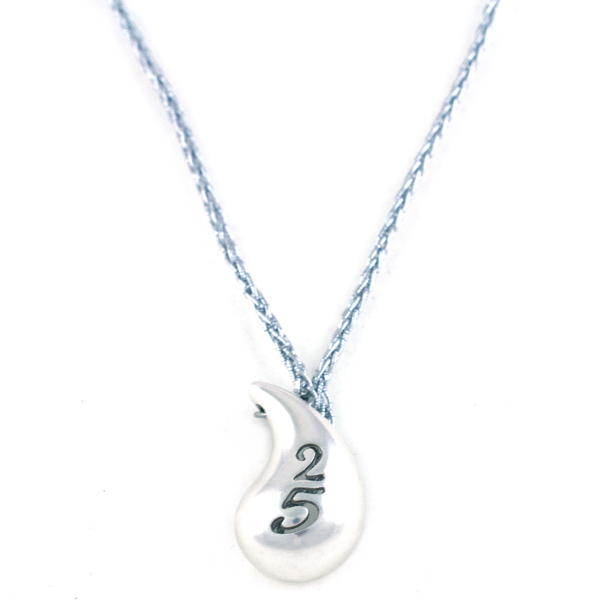 Εικόνα της CHRISTMAS DROP NECKLACE IN SILVER