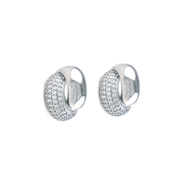 Εικόνα της DUO SILVER HOOPS