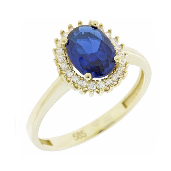Εικόνα της ROSETTE BLUE OVAL