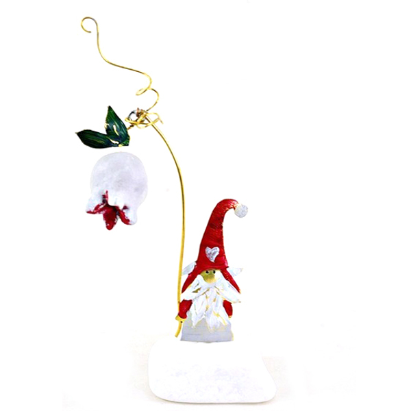 Εικόνα της WHITE POMEGRANADE WITH DWARF ON MARBLE