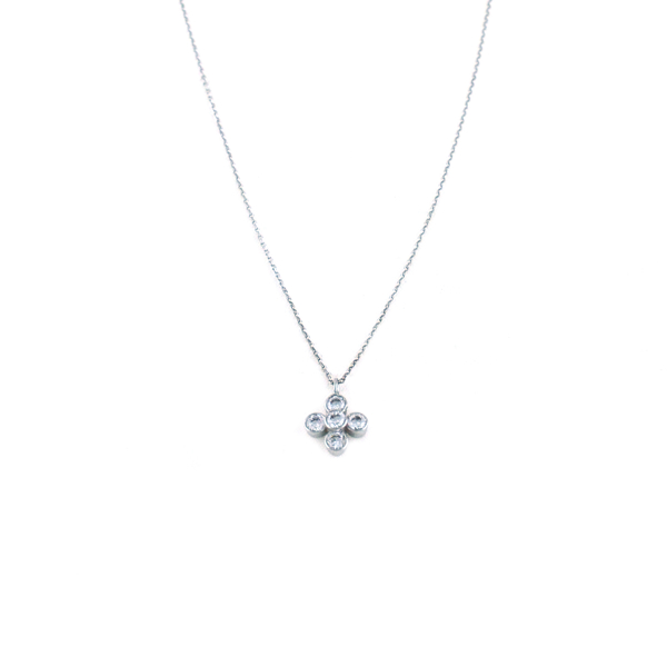 Εικόνα της BUBBLY CROSS IN SILVER