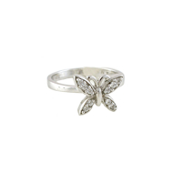 Εικόνα της BUTTERFLY WHITE GOLD
