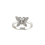 Εικόνα της BUTTERFLY WHITE GOLD