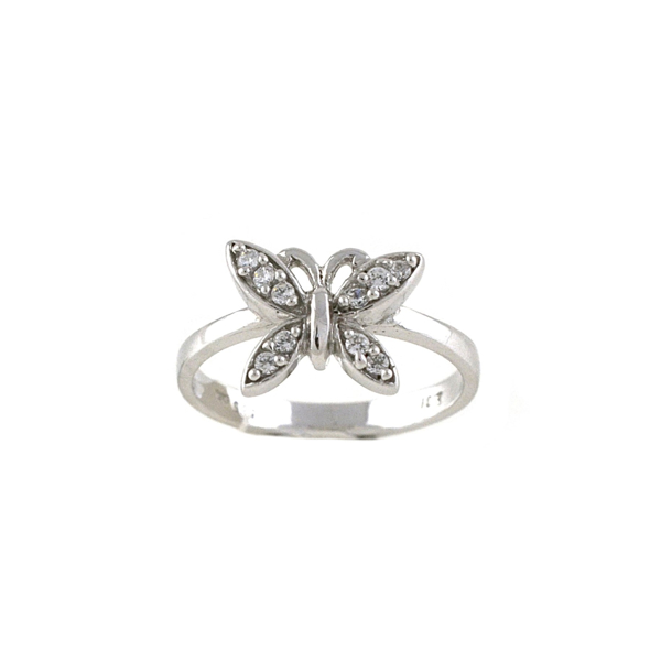 Εικόνα της BUTTERFLY WHITE GOLD