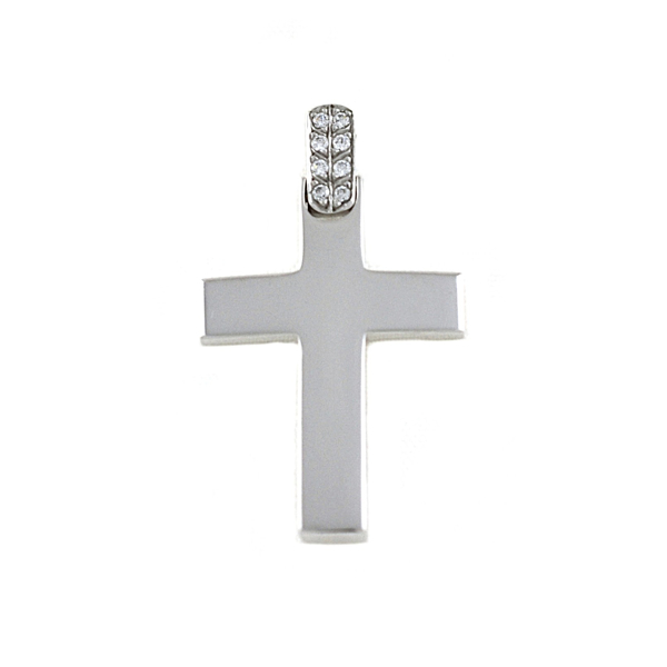 Εικόνα της ZIRCONIA HOOP CROSS
